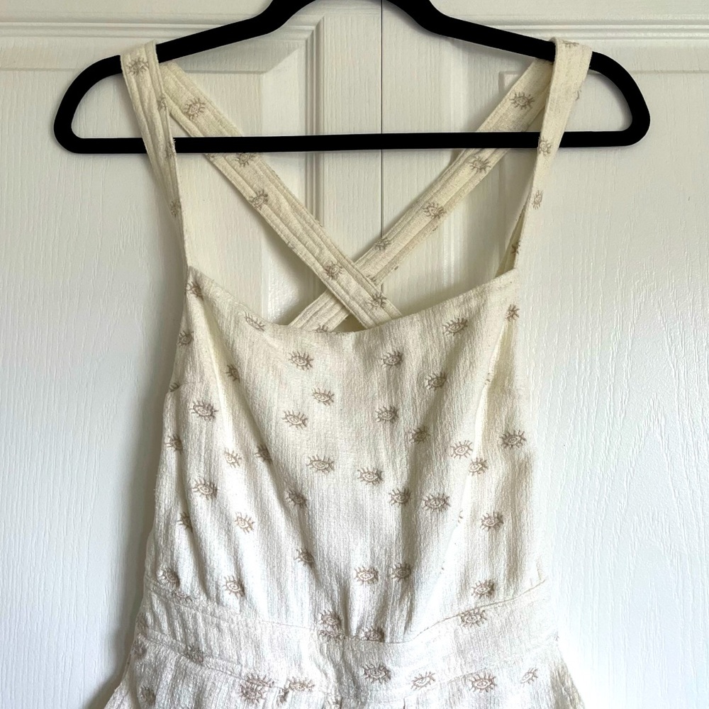 Tigerlily Women’s Buchra Crossback Romper in Bone - US 6 - Picture 6 of 13